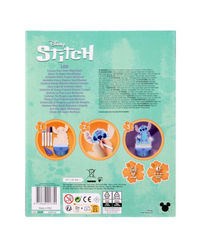 Lámpara LED DIY Stitch para pintar