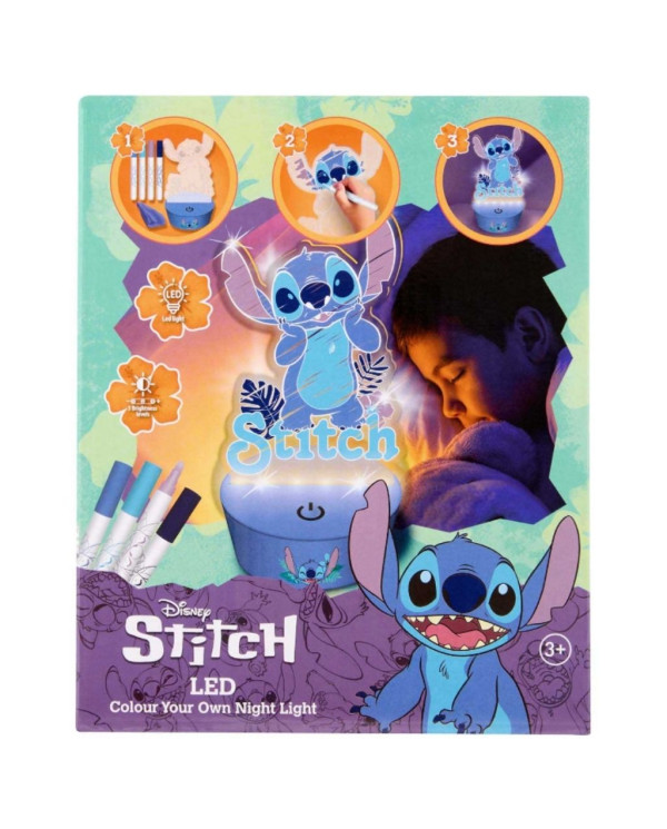 Lámpara LED DIY Stitch para pintar