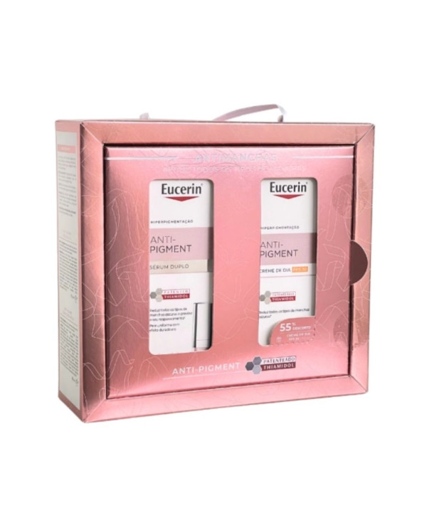 EUCERIN COFFRET NATAL ANTI-PIGMENT ANTIMANCHAS SÉRUM DUPLO 30ML + ANTI-PIGMENT CREME DIA 50ML