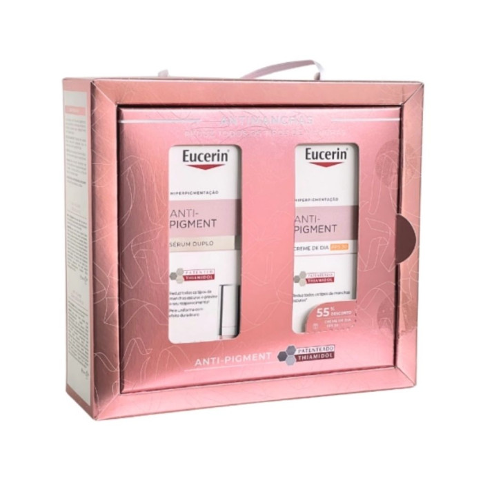 EUCERIN COFFRET NATAL ANTI-PIGMENT ANTIMANCHAS SÉRUM DUPLO 30ML + ANTI-PIGMENT CREME DIA 50ML