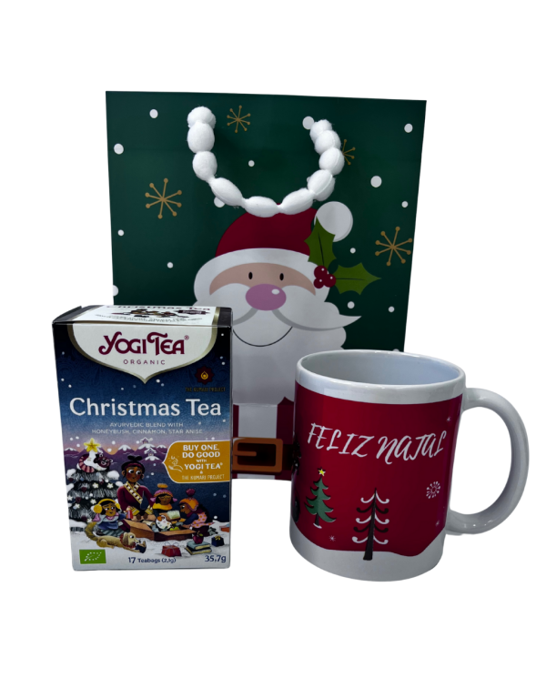 PACK NATAL YOGI TEA CHRISTMAS TEA + CANECA DE NATAL 360 ML