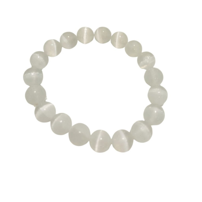 Pulseira Proteção Selenite 10mm 1UNID