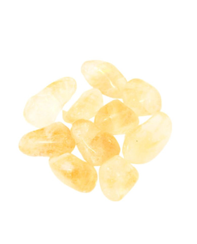 CITRINO POLIDO ROLADO PEQUENO APROX 2CM - 1 UNIDADE