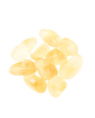 CITRINO POLIDO ROLADO PEQUENO APROX 2CM - 1 UNIDADE