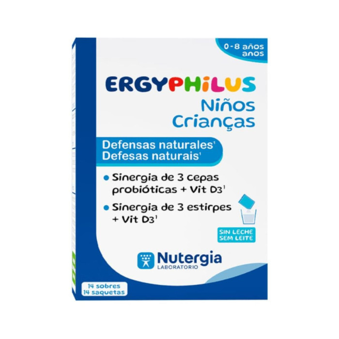 ERGYPHILIS CRIANÇAS 0- 8 ANOS - 14 SAQUETAS NUTERGIA