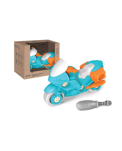 MOTA DIVERTIDA ECO COM CHAVE DE PARAFUSOS 2 SORTIDO