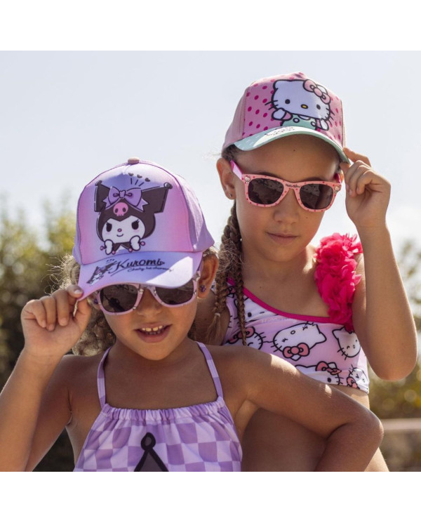 BONÉ CONJUNTO DE ÓCULOS DE SOL HELLO KITTY KUROMI