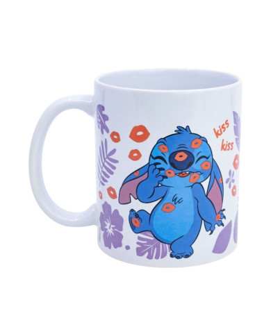 CANECA DISNEY STITCH & ANGEL LOVE 325ML