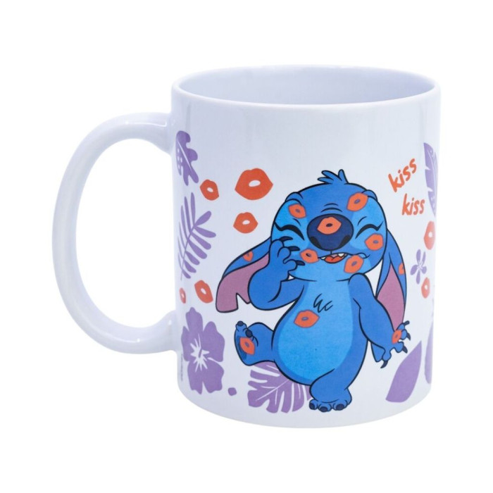 CANECA DISNEY STITCH & ANGEL LOVE 325ML