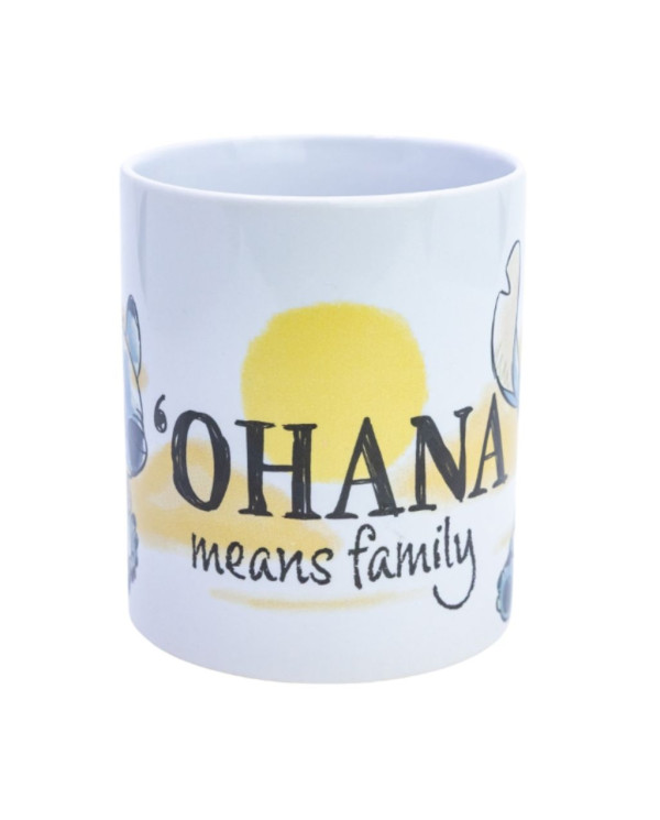 Taza Disney Stitch y Ángel Ohana 325 ml