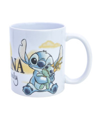 Taza Disney Stitch y Ángel Ohana 325 ml