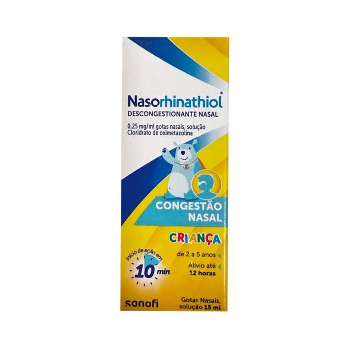 NASORHINATIOL 0,25 MG/ML - 15 ML x 1 SOLUCIÓN NASAL CON GOTERO