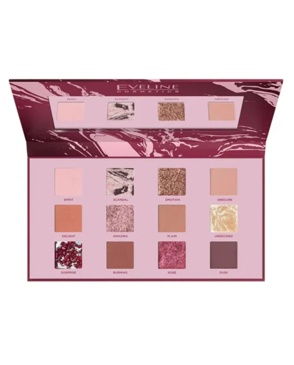 PALETA DE SOMBRAS DE OJOS EVELINE SHOCKING NUDES - 12 tonos