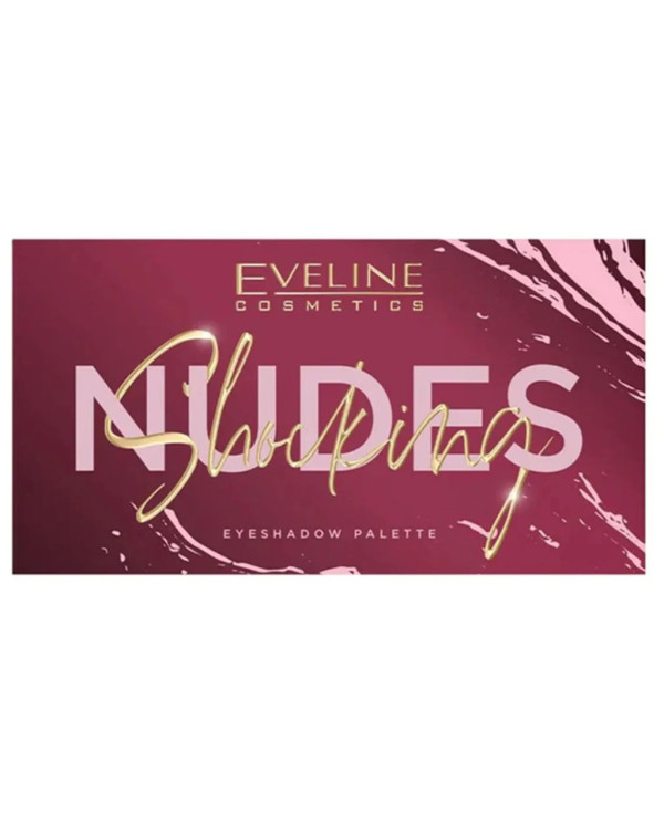 PALETA DE SOMBRAS DE OJOS EVELINE SHOCKING NUDES - 12 tonos