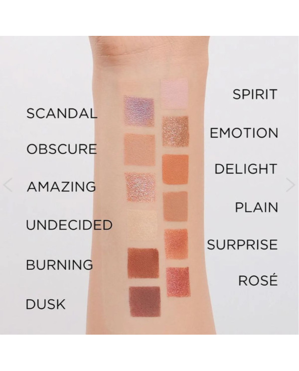 PALETA DE SOMBRAS DE OJOS EVELINE SHOCKING NUDES - 12 tonos