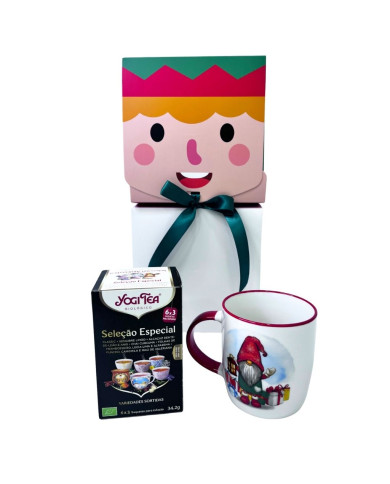 YOGI TEA PACK NAVIDAD ESPECIAL SELECCIÓN + TAZA NAVIDEÑA 360ML