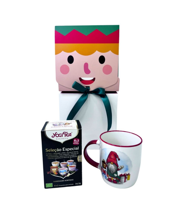YOGI TEA PACK NAVIDAD ESPECIAL SELECCIÓN + TAZA NAVIDEÑA 360ML