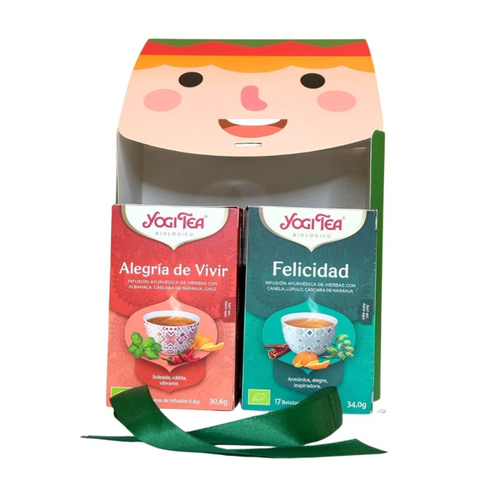 PACK NATAL DUPLO YOGI TEA ALEGRIA DE VIVER + YOGI TEA FELICIDADE