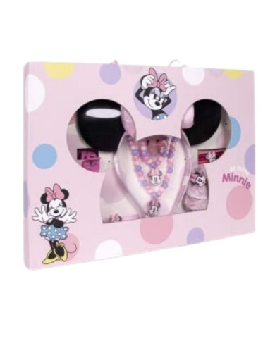 MINNIE MOUSE SET DE BIJUTERIA COM ACESSORIOS