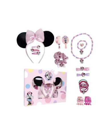 MINNIE MOUSE SET DE BIJUTERIA COM ACESSORIOS