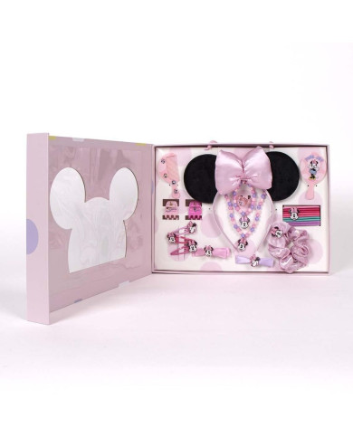 MINNIE MOUSE SET DE BIJUTERIA COM ACESSORIOS