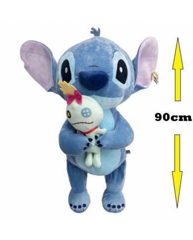 PELUCHE DE STITCH 90CM CON SCRUMPY