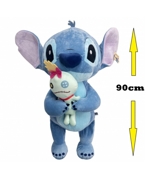 STITCH PELUCHE 90CM COM SCRUMPY