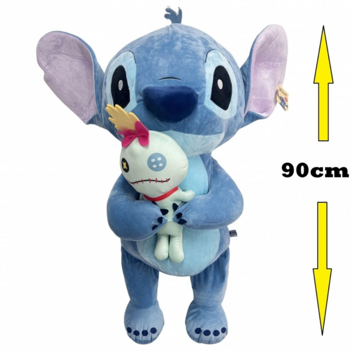 STITCH PELUCHE 90CM COM SCRUMPY