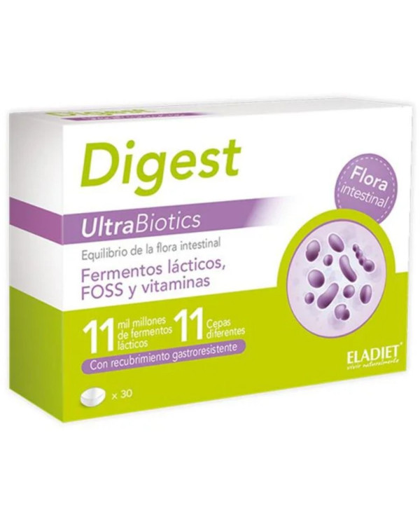 DIGEST ULTRABIOTICS FLORA INTESTINAL 30 COMPRIMIDOS