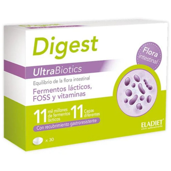 DIGEST ULTRABIOTICS FLORA INTESTINAL 30 TABLETAS