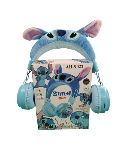 STITCH AUSCULTADORES PELUCHE WIRELESS AH-9022