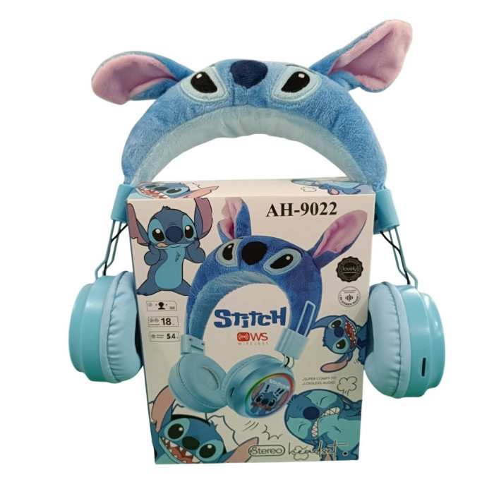 STITCH AUSCULTADORES PELUCHE WIRELESS AH-9022