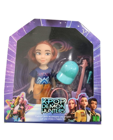 K-POP DEMON HUNTERES FIGURA COM ACESSÓRIOS APROX 15CM