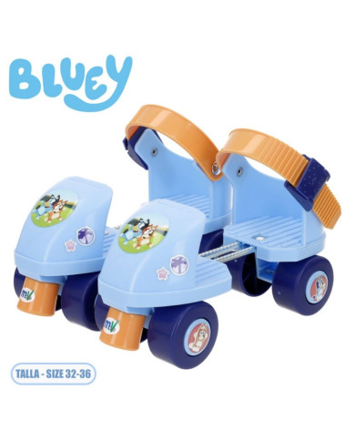 PATINES BLUEY 4 RUEDAS MAX 20 KG +3 AÑOS AJUSTABLES