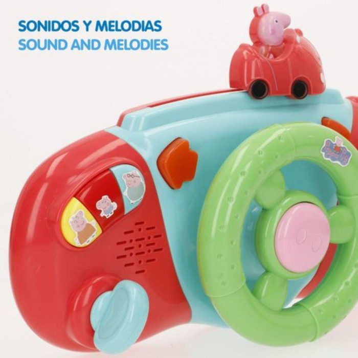 PEPPA PIG - VOLANTE PARA CARRINHO DE BEBÉ +6MESES