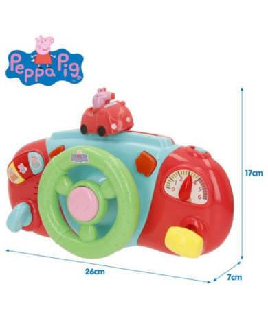 Peppa Pig - Volante para coche de bebé +6 meses