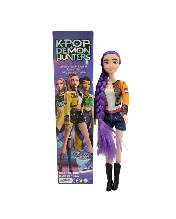 K- POP DEMON HUNTERS 1 FIGURA APROXIMADAMENTE 30CM