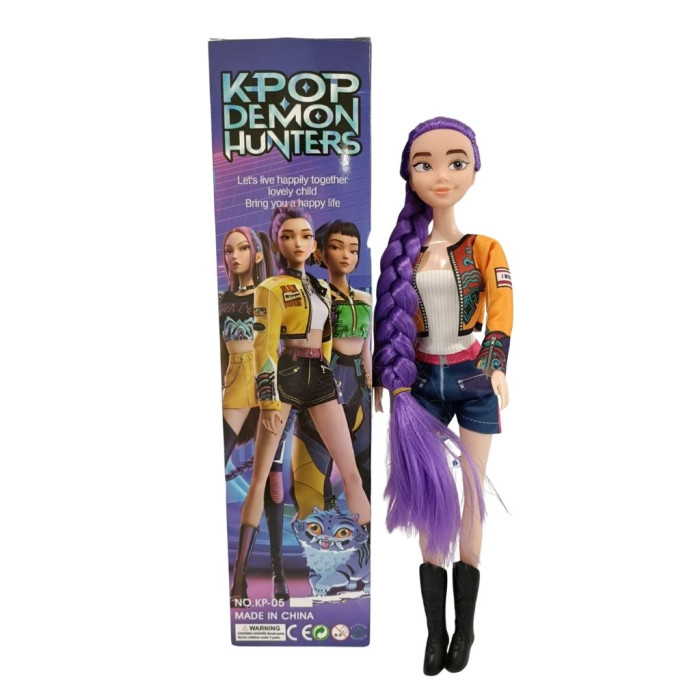 K- POP DEMON HUNTERS 1 FIGURA APROXIMADAMENTE 30CM