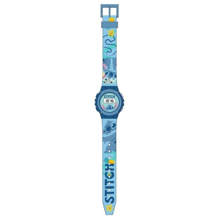 RELOJ DE PULSERA INFANTIL STITCH BLUE DISNEY