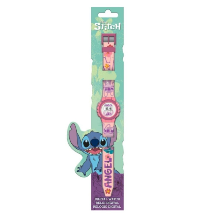 RELOJ DE PULSERA INFANTIL DISNEY ROSA ANGEL