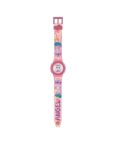 RELOJ DE PULSERA INFANTIL DISNEY ROSA ANGEL
