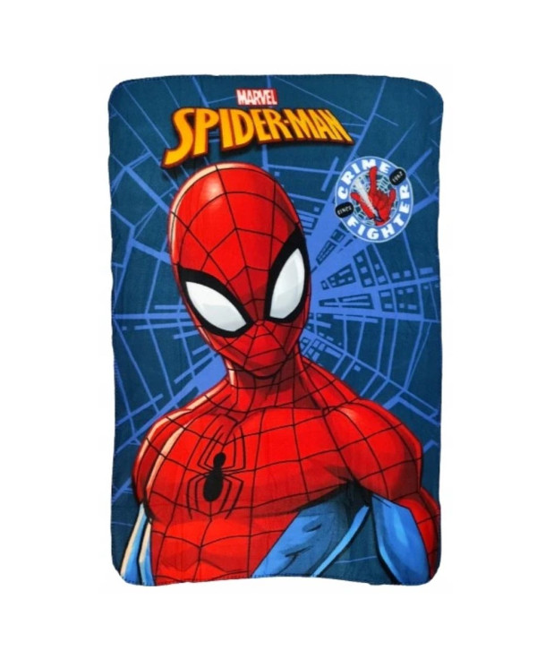 TELA POLAR AZUL SPIDER-MAN 100X140CM