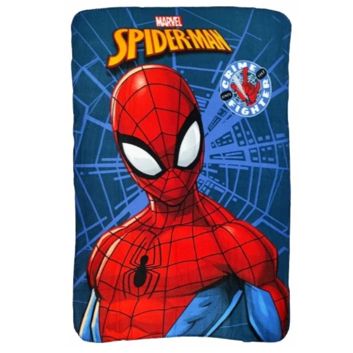 TELA POLAR AZUL SPIDER-MAN 100X140CM