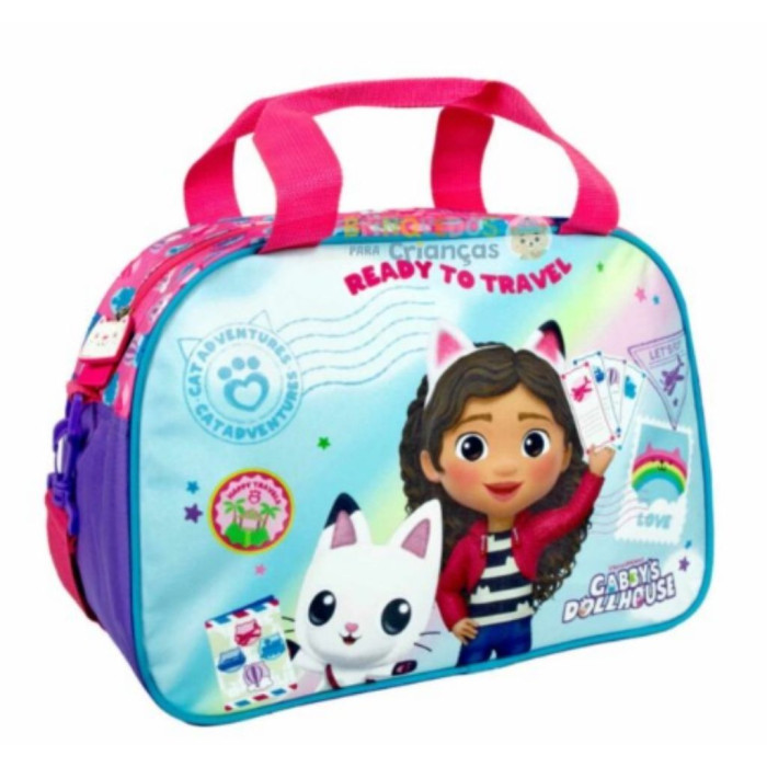 BOLSA DE DEPORTE/VIAJE PARA A CASA DE MUÑECAS DE GABBY, 42 cm