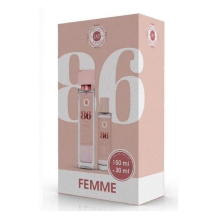 Set de regalo de perfume de mujer IAP PHARMA Nº 86 - 150 ML + 30 ML