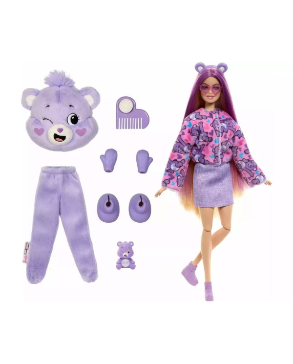 Barbie Cutie Reveal Ursos Amorosos Boneca com Disfarce Generosa