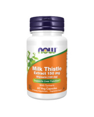 Milk Thistle Extract 150 mg Silymarin – 60 cápsulas – Now