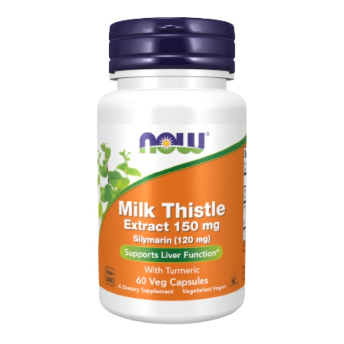 Milk Thistle Extract 150 mg Silymarin – 60 cápsulas – Now