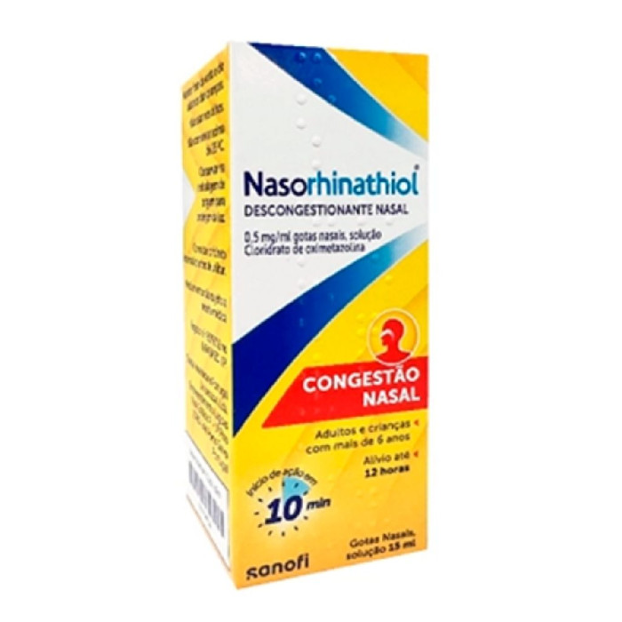 Nasorhinathiol 0,5mg/ml Gotas Nasais - 15ml
