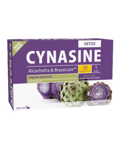 CYNASINE DETOX - ALCACHOFRA & BRASSICARE 30 AMPOLAS DIETMED